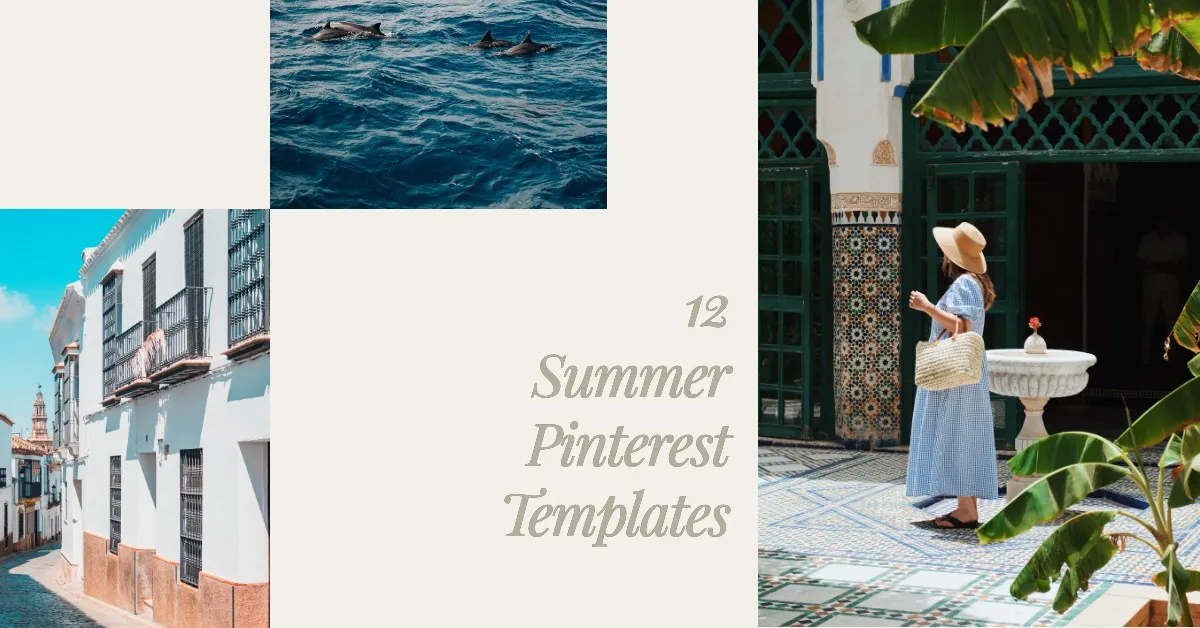 Featured image for 12 Summer Pinterest Templates to Inspire Your Next Board